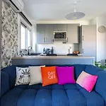 La Palmeraie Joyeux Avec Balcon, A Deux Pas De La Banane * Cannes